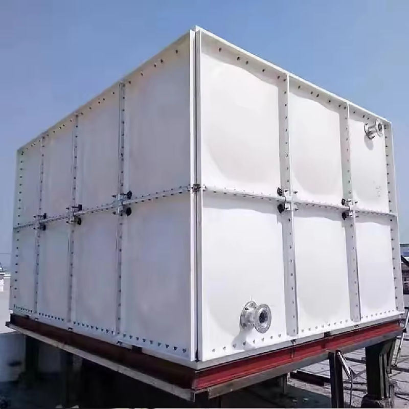 Cube GRP FRP Plastic Panel Water Treatment Tank Grp Sectional Water Storage Tanks