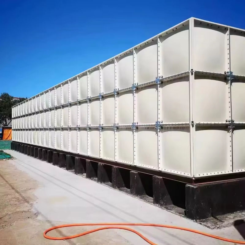 Cube GRP FRP Plastic Panel Water Treatment Tank Grp Sectional Water Storage Tanks