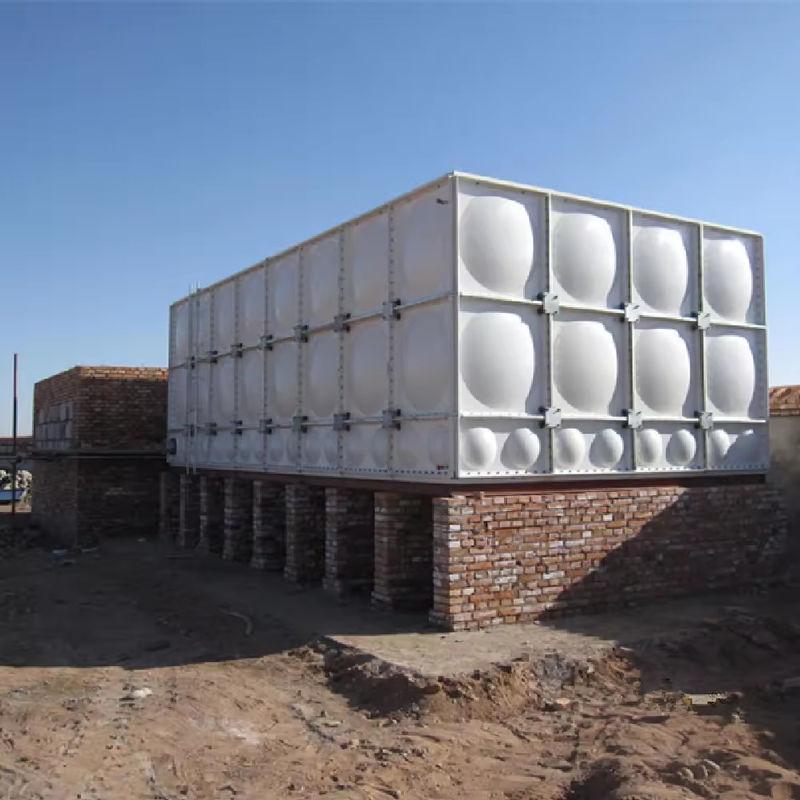 Cube GRP FRP Plastic Panel Water Treatment Tank Grp Sectional Water Storage Tanks