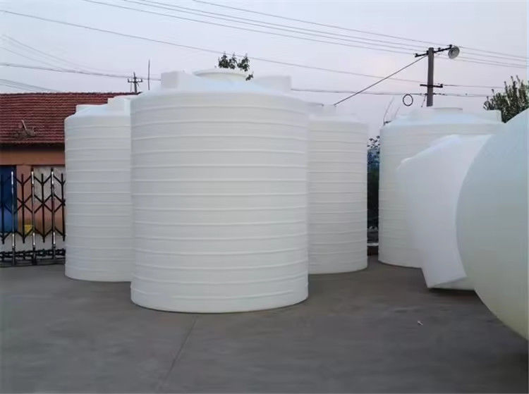 50-10000 Liter Round Flat Bottom Vertical Type Plastic Water Storage Tanks For Water Treatment