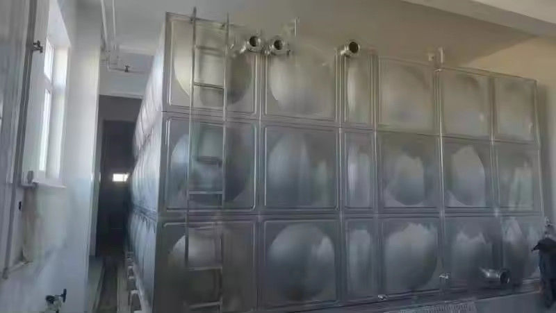 Customized big size stainless steel 10000 liter water tank sectional water tank water storage tank