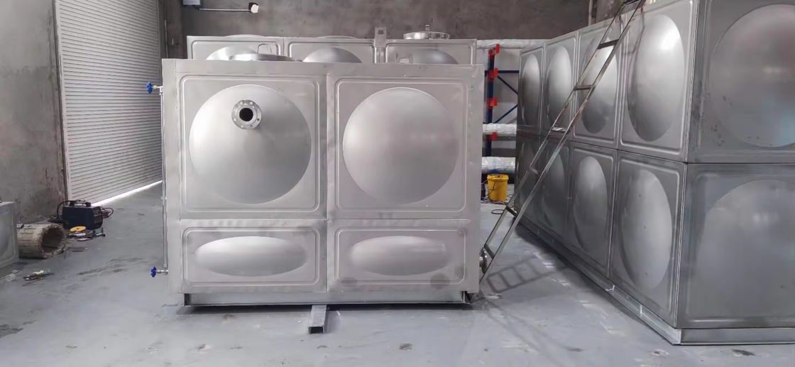 Customized big size stainless steel 10000 liter water tank sectional water tank water storage tank