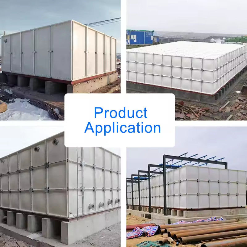 Sectional Frp Modular Tank Grp Smc Water Tank Fiberglass 10000 Liter Water Reservoir Storage Tank For Rainwater