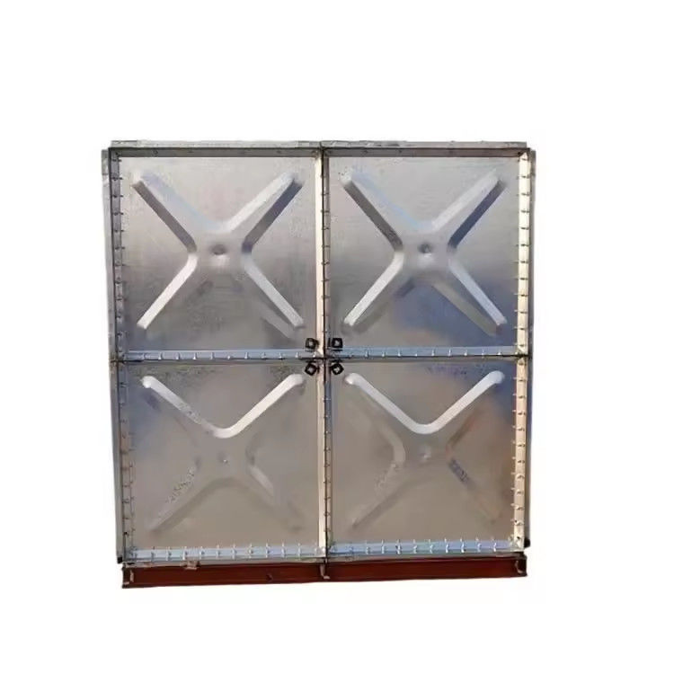 Hot Dipped Galvanized Steel Structure Water Tank Price Modular Sectional Elevated Steel Tower Water Reservoir