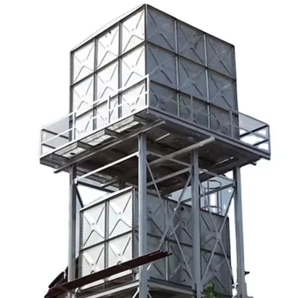 Hot Dipped Galvanized Steel Storage Water Tank HDG Sectional Water Tank For Rain