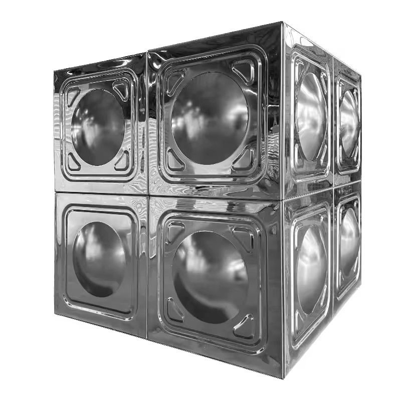 Square Welding Stainless Steel Water Tank Modular Steel Water Tank for Drinking Water