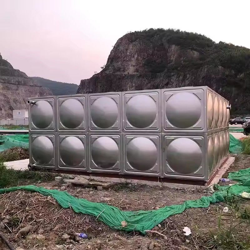 Square Welding Stainless Steel Water Tank Modular Steel Water Tank for Drinking Water
