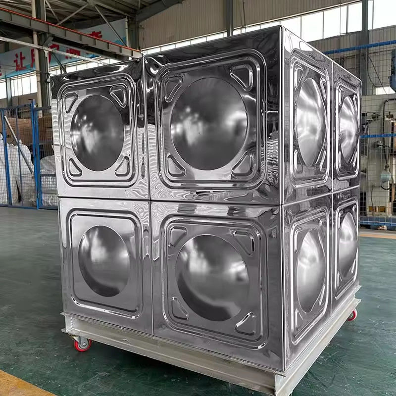 Square Welding Stainless Steel Water Tank Modular Steel Water Tank for Drinking Water