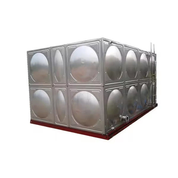 SMC SS304/SS316 Panneau modulaire réservoirs de stockage d'eau rectangulaires sectionnels soudés ou boulonnés en acier inoxydable