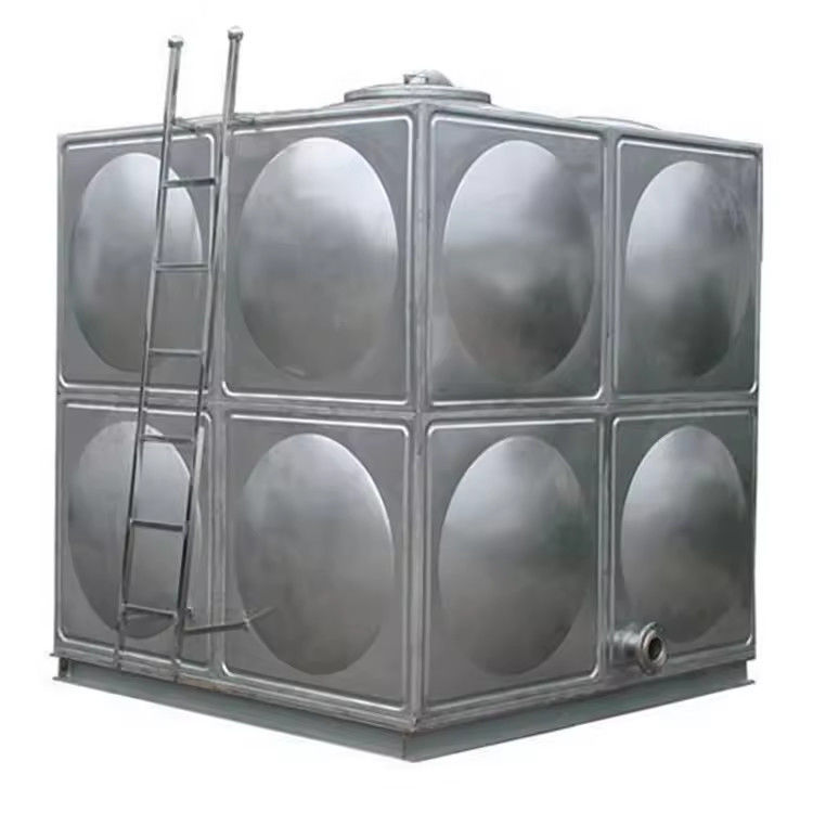 SMC SS304/SS316 Panneau modulaire réservoirs de stockage d'eau rectangulaires sectionnels soudés ou boulonnés en acier inoxydable