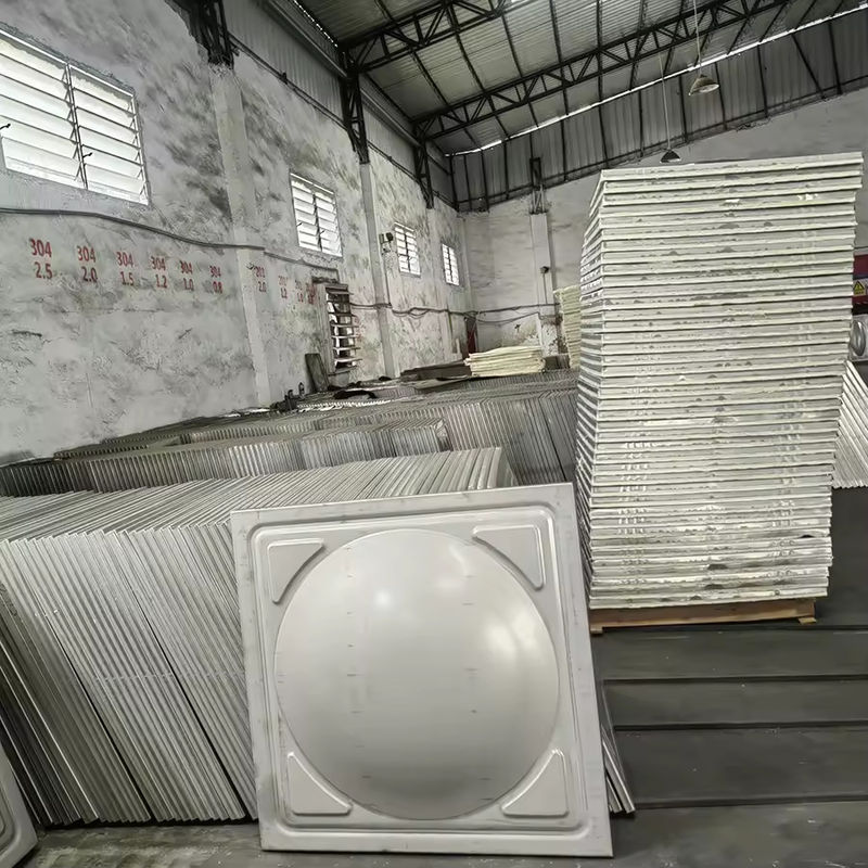 Bolted Food Grade 304/316 Stainless Steel Sectional Water Tank Welded / Bolted Drinking Water Storage Tank
