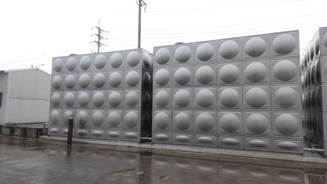 Customized Stainless Steel Sectional Water Tanks For Water Storage  / Welded Steel Tanks ISO 9001