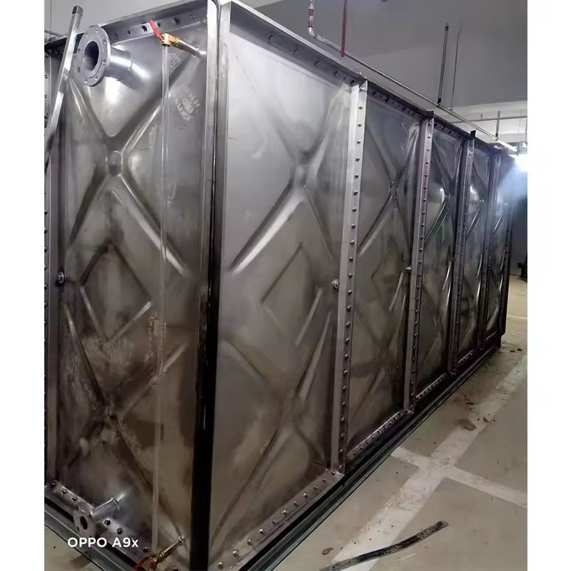 Bolted Ss316 Stainless Sectional Steel Water Tanks 10000 Litre Modular Reinforced Food Grade