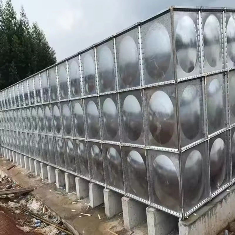 Customized Big Size Stainless Steel 10000 Liter Water Tank Storage Sectional Water Tank