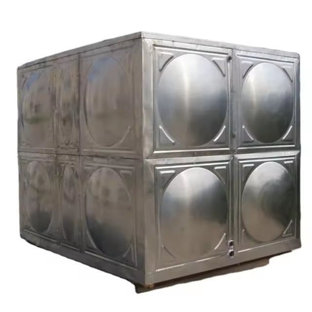 Sectional Ss Water Tank / Stainless Steel Welded Water Storage Tank For Hotels Garment Shops