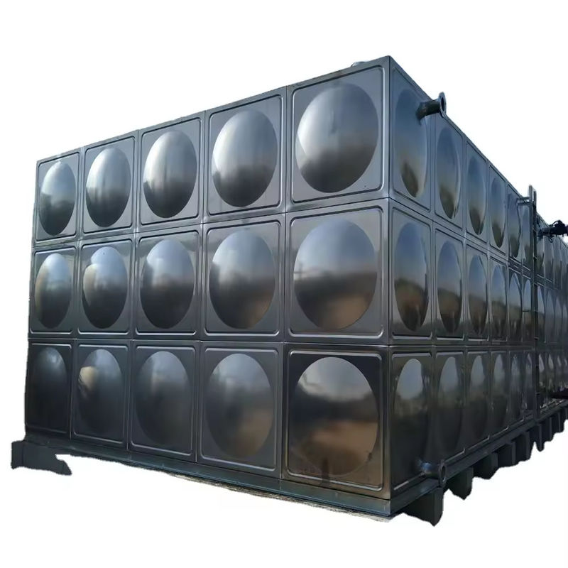 Sectional Ss Water Tank / Stainless Steel Welded Water Storage Tank For Hotels Garment Shops