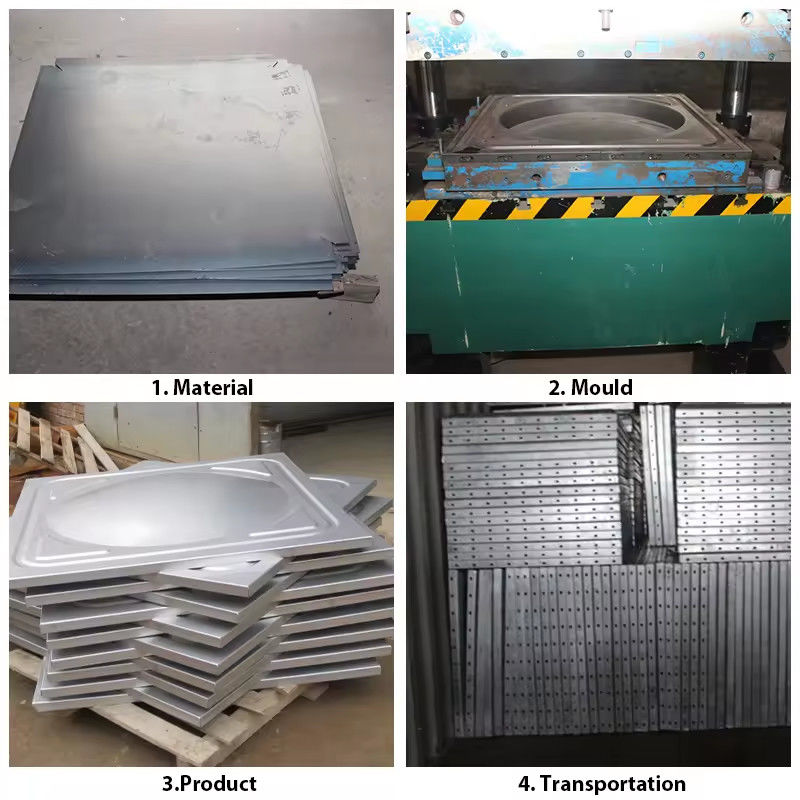 Industrial Ss304 Stainless Steel Metal Water Storage Tanks 10000 Litres For Truck Storage Tank 20000 Liter For Farms