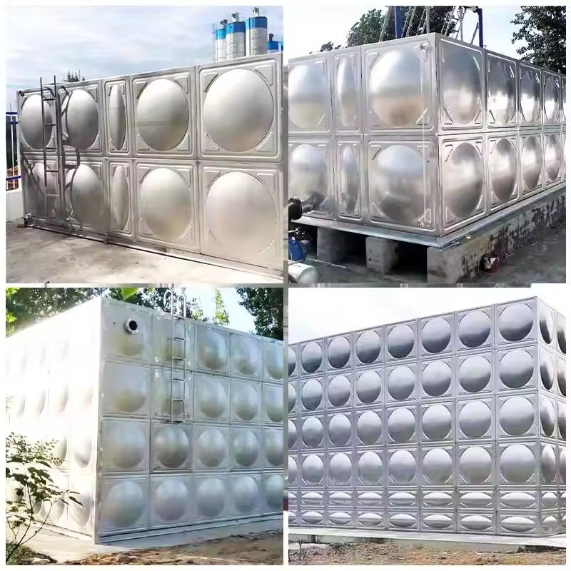 Industrial Ss304 Stainless Steel Metal Water Storage Tanks 10000 Litres For Truck Storage Tank 20000 Liter For Farms