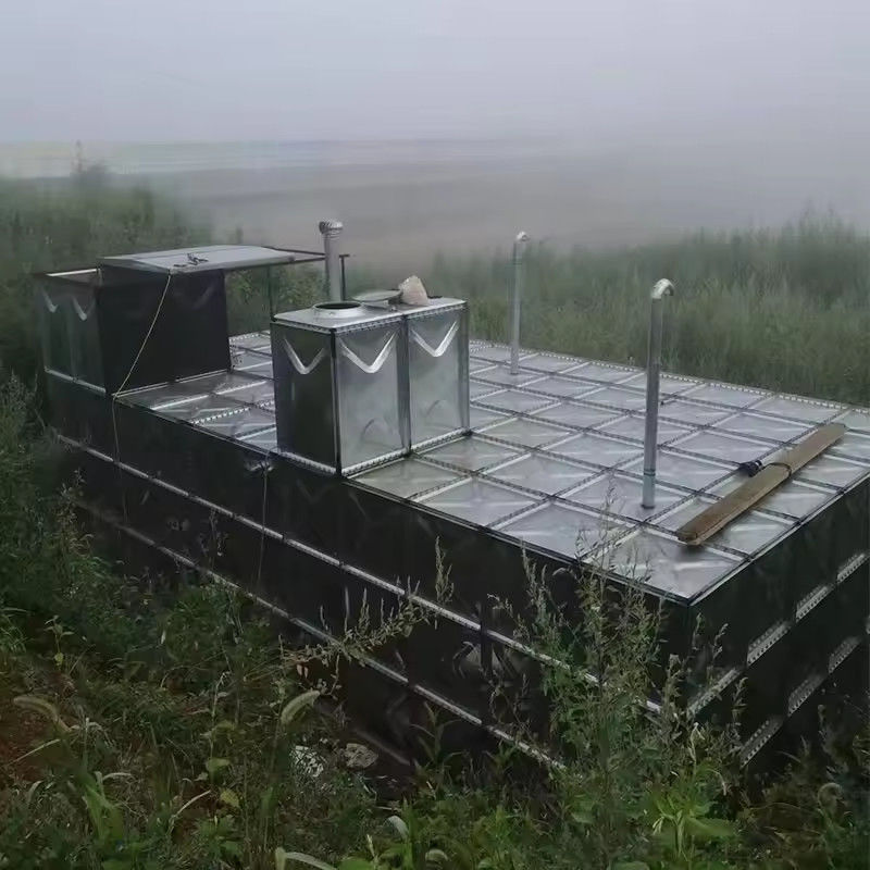 GSC BDF Underground Rain Water Tank Modular Pressed Steel Sectional Water Tank For Kuwait