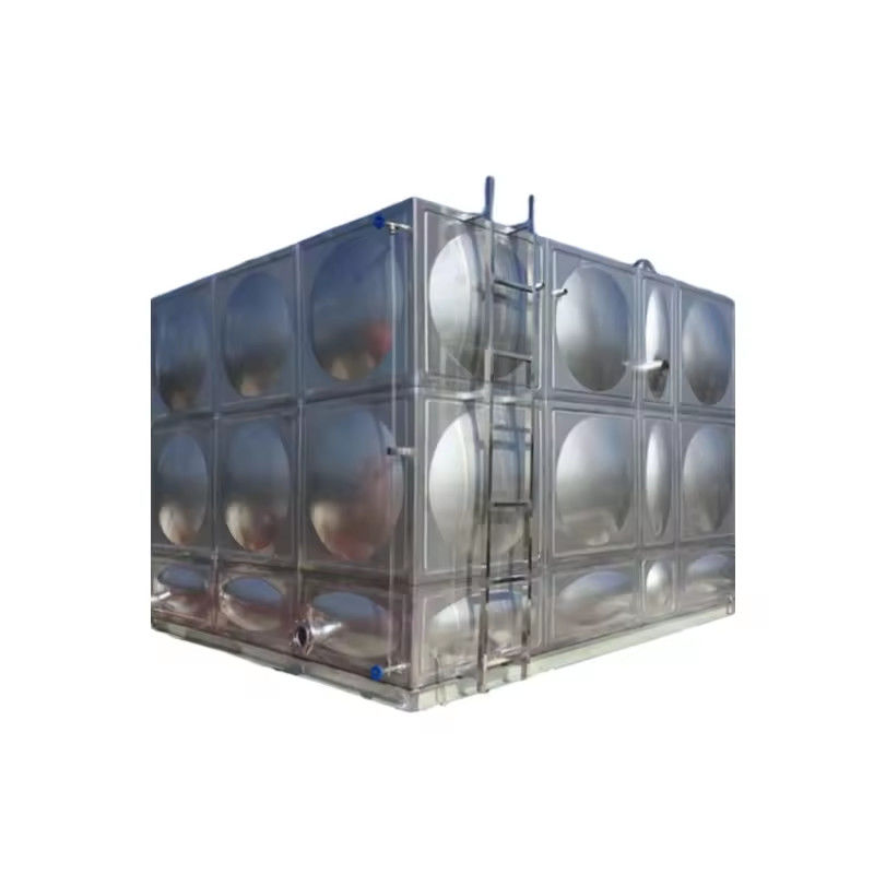 Bolted 316 Stainless Steel Steel Panel Water Tanks Insulated Rectangular Modular Food Grade Hot Water Storage Tank Plate