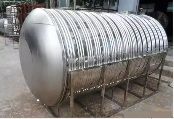 Practical Gravity Water Filter Glass Stainless Steel Water Tank Round