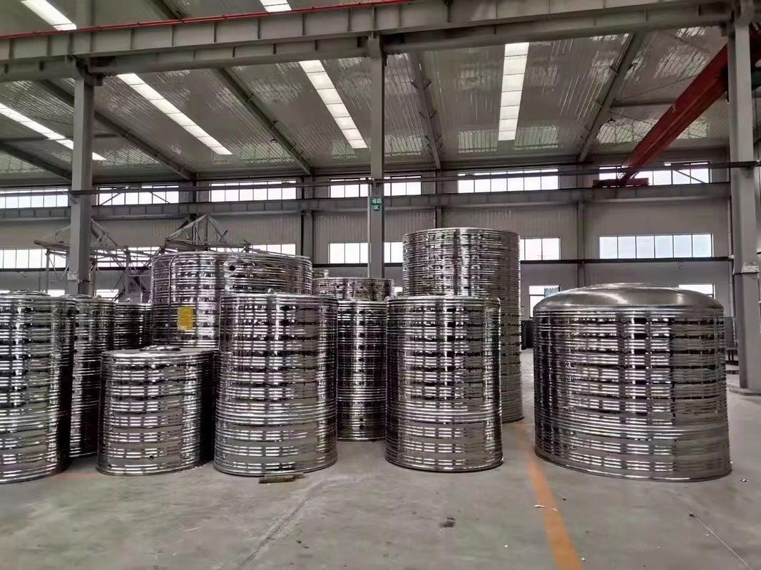 Practical Gravity Water Filter Glass Stainless Steel Water Tank Round