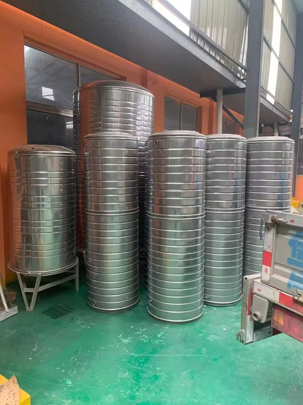 Practical Gravity Water Filter Glass Stainless Steel Water Tank Round