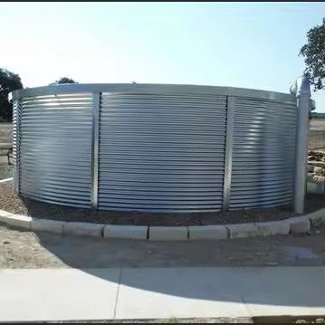 20m3 -1000m3 Galvanized Corrugated Water Storage Tanks Grp Sectional Water Storage Tanks