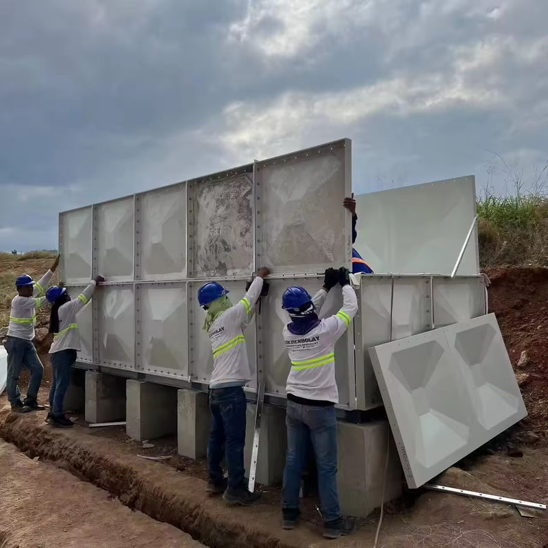 FRP SMC GRP Sectional Water Tanks for Drinking Fire Rain Irrigation GRP Panel Water Tank