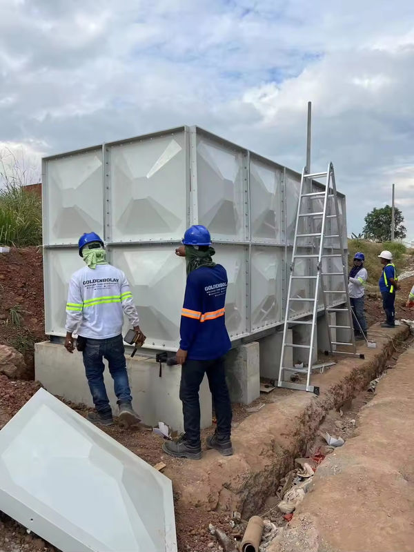 FRP SMC GRP Sectional Water Tanks for Drinking Fire Rain Irrigation GRP Panel Water Tank